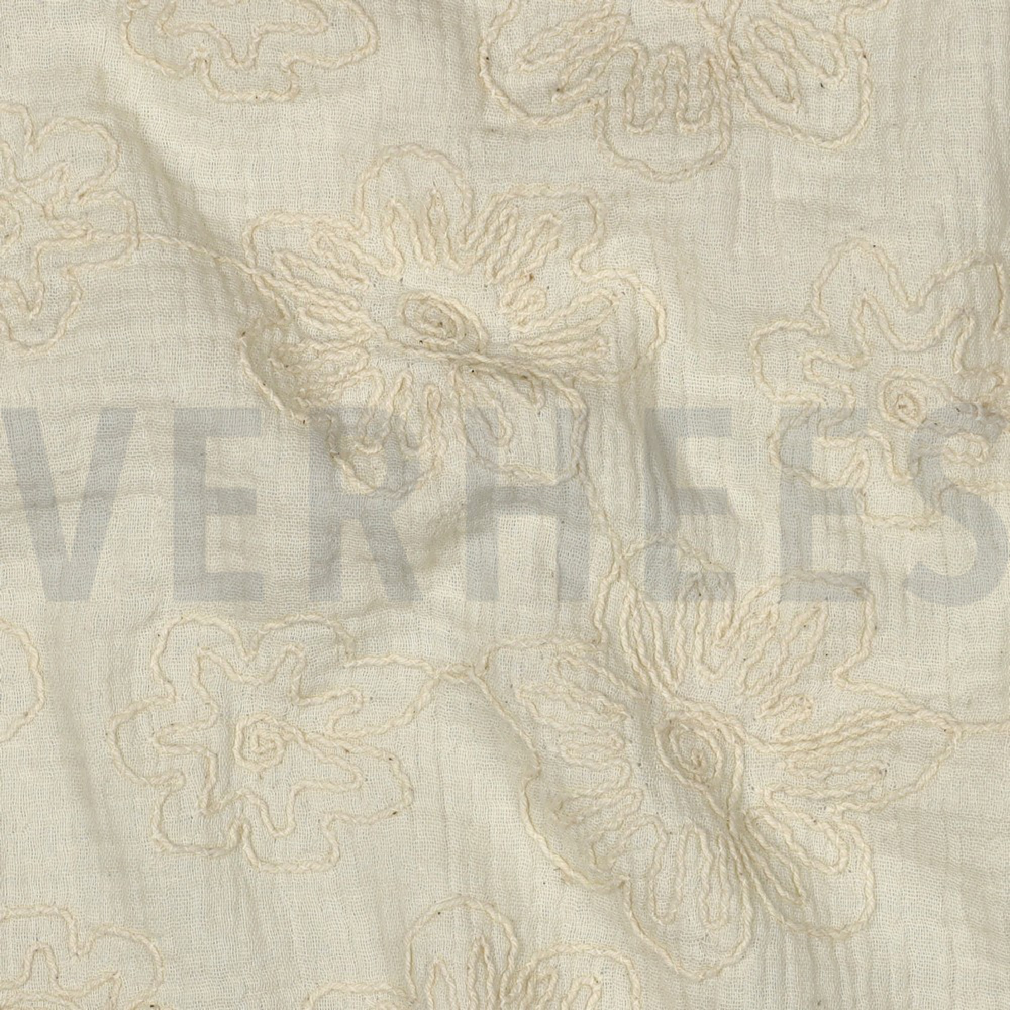 DOUBLE GAUZE EMBROIDERY FLOWERS NATURAL WASHED (high resolution) #2