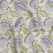 LINEN VISCOSE DIGITAL FLOWERS ECRU (thumbnail) #2
