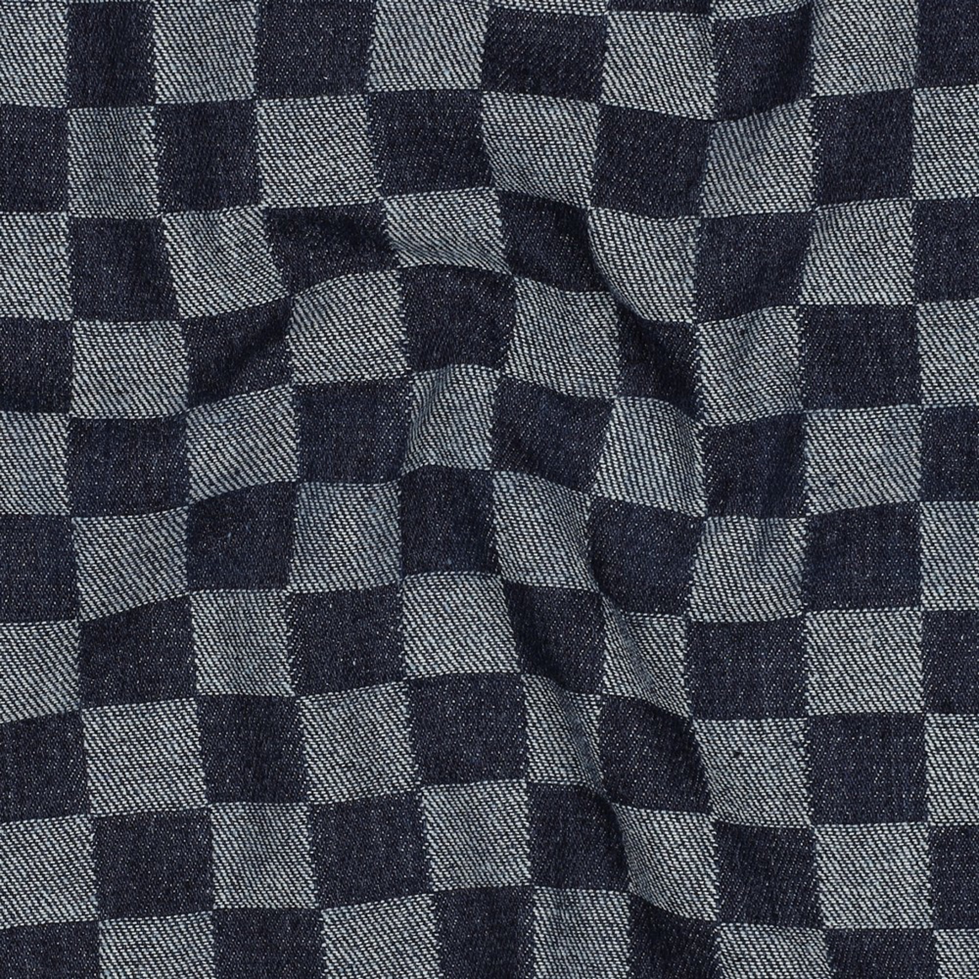 DENIM JACQUARD CHECKS JEANS (high resolution) #2