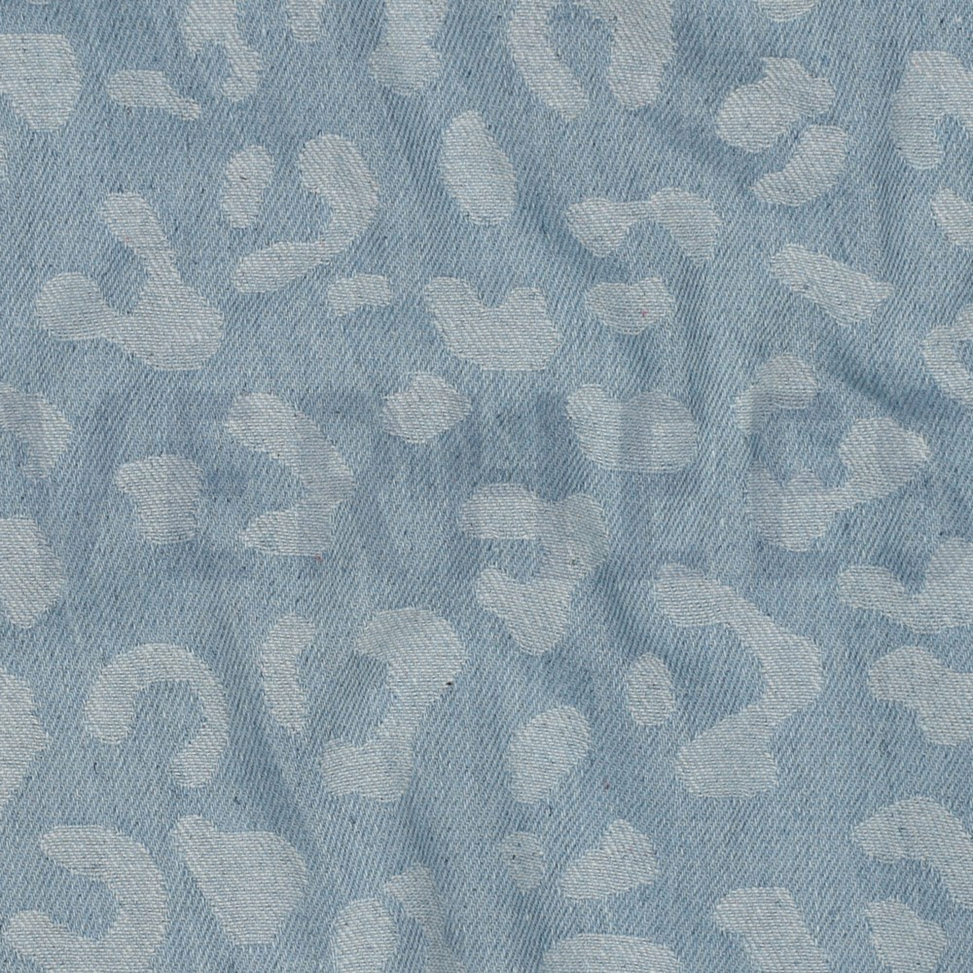 DENIM JACQUARD ANIMAL SKIN LIGHT BLUE (high resolution) #2