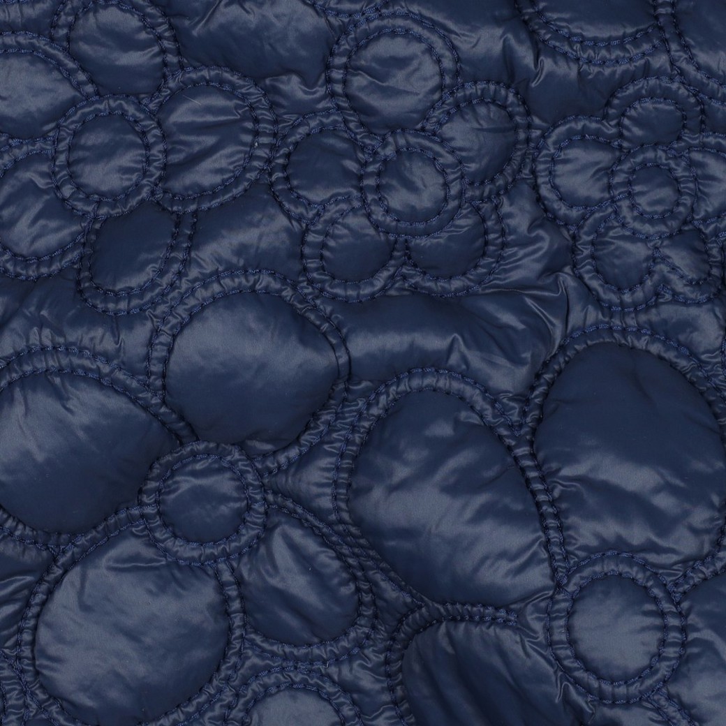 STEPPED FLOWERS NAVY #2