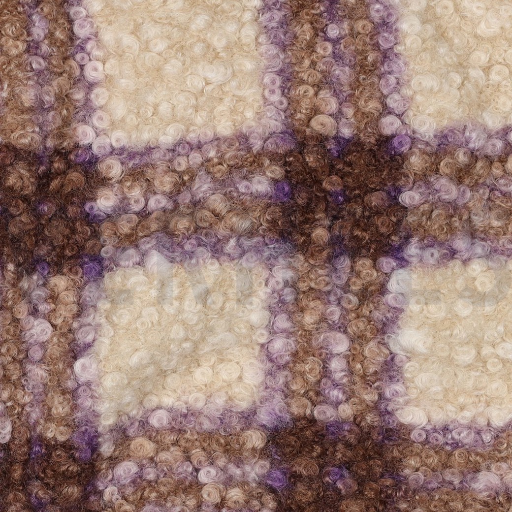 BOUCLE CHECKS GRAPE #2