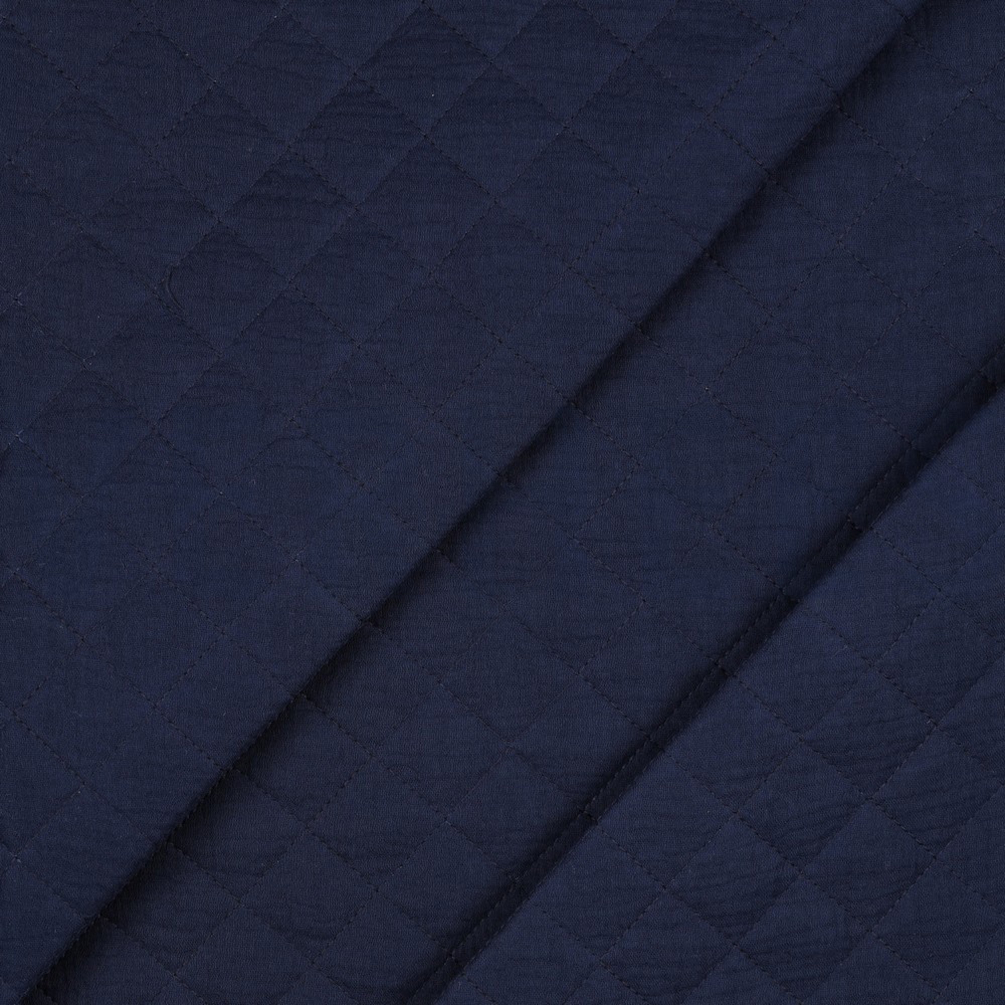 DOUBLE GAUZE QUILT NAVY (high resolution) #2