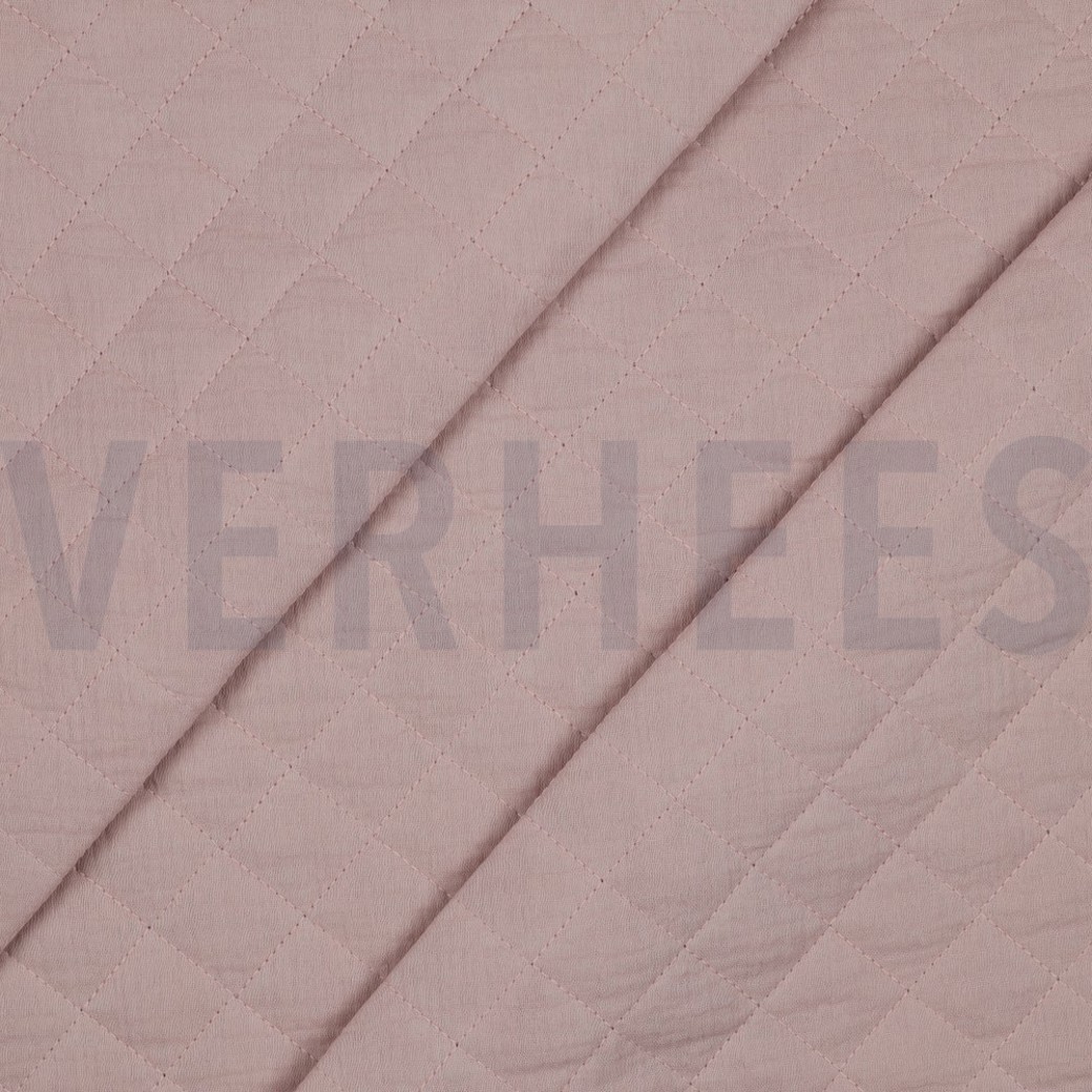 DOUBLE GAUZE QUILT SOFT ROSE #2