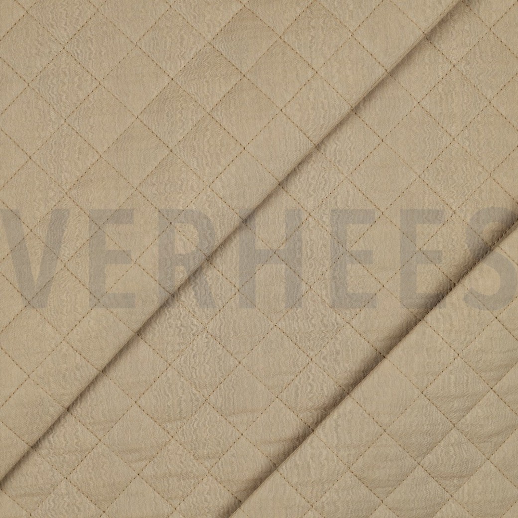 DOUBLE GAUZE QUILT BEIGE #2