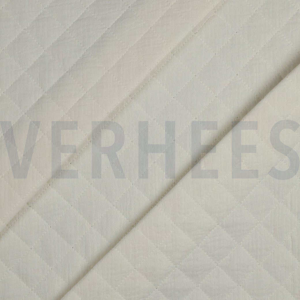 DOUBLE GAUZE QUILT ECRU #2