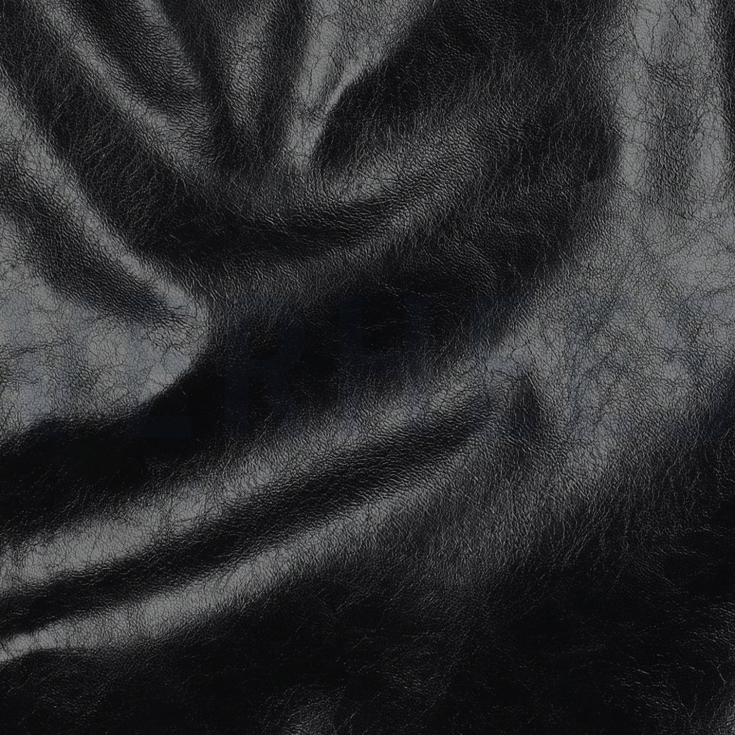 FAUX LEATHER SHINY STRETCH BLACK #2