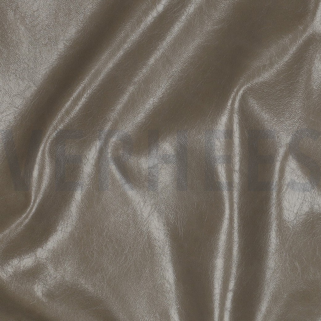 FAUX LEATHER SHINY STRETCH STONE #2