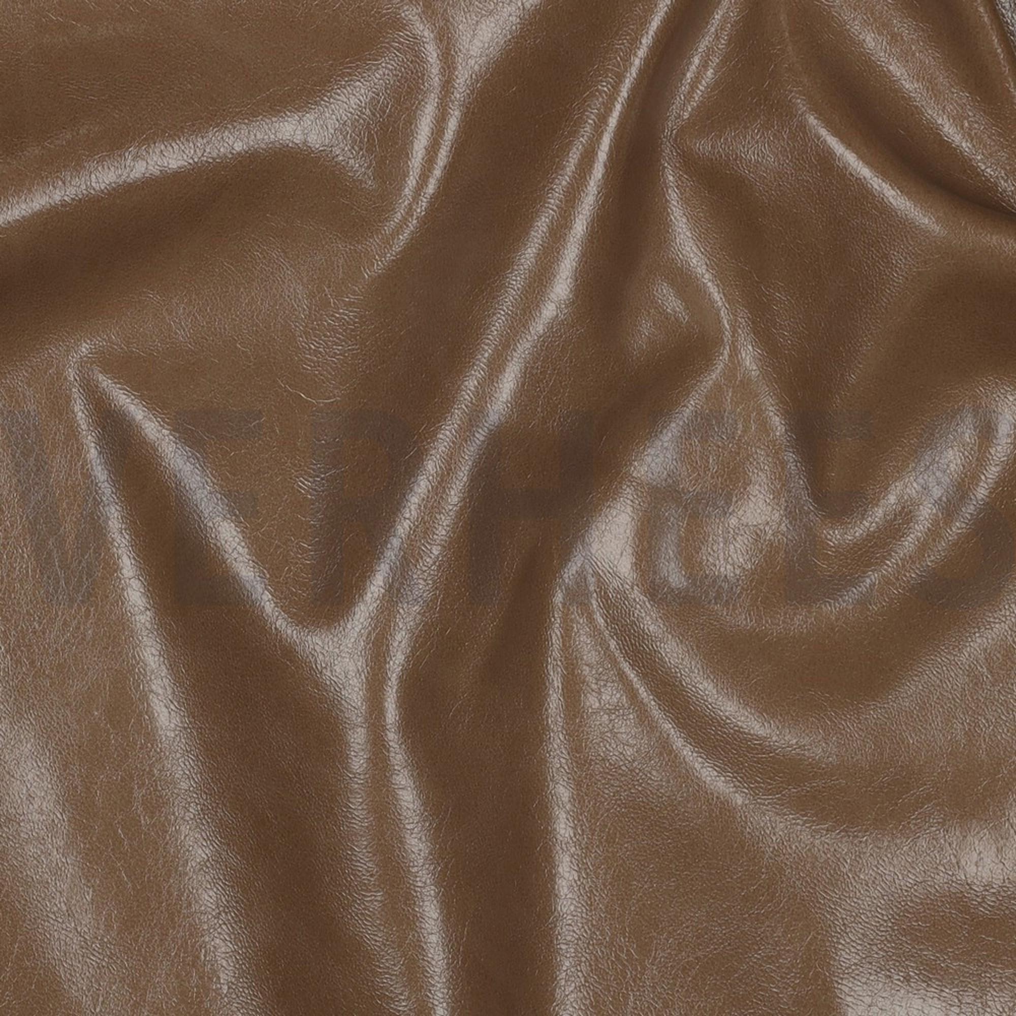 FAUX LEATHER SHINY STRETCH TAUPE (high resolution) #2