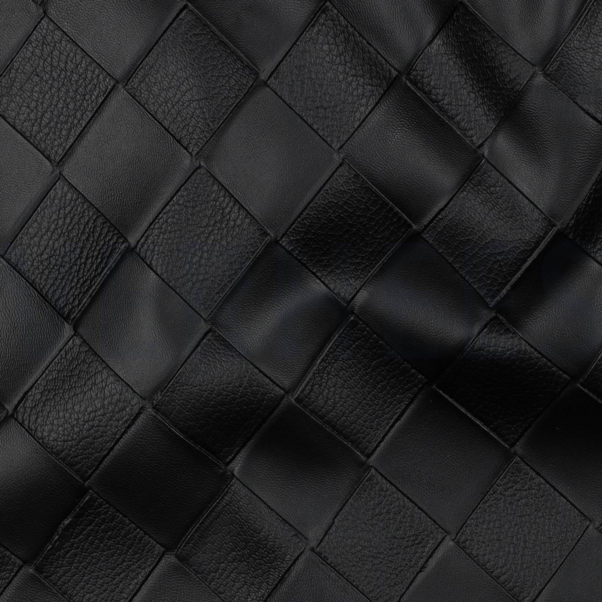 FAUX LEATHER WOVEN BLACK (high resolution) #2
