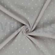 COTTON CRINKLE DOBBY LUREX GOLD ROSE (thumbnail) #2