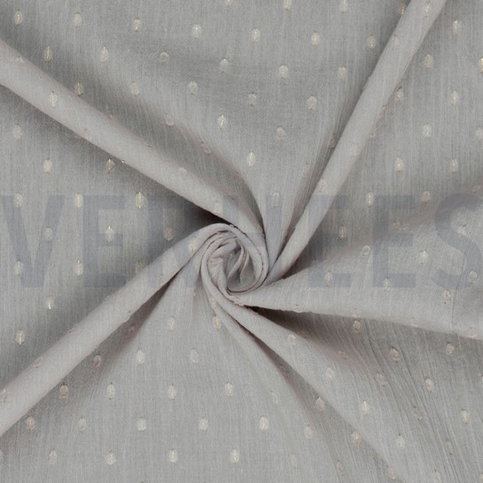 KATOEN KRINKEL DOBBY LUREX GOUD ROSE #7