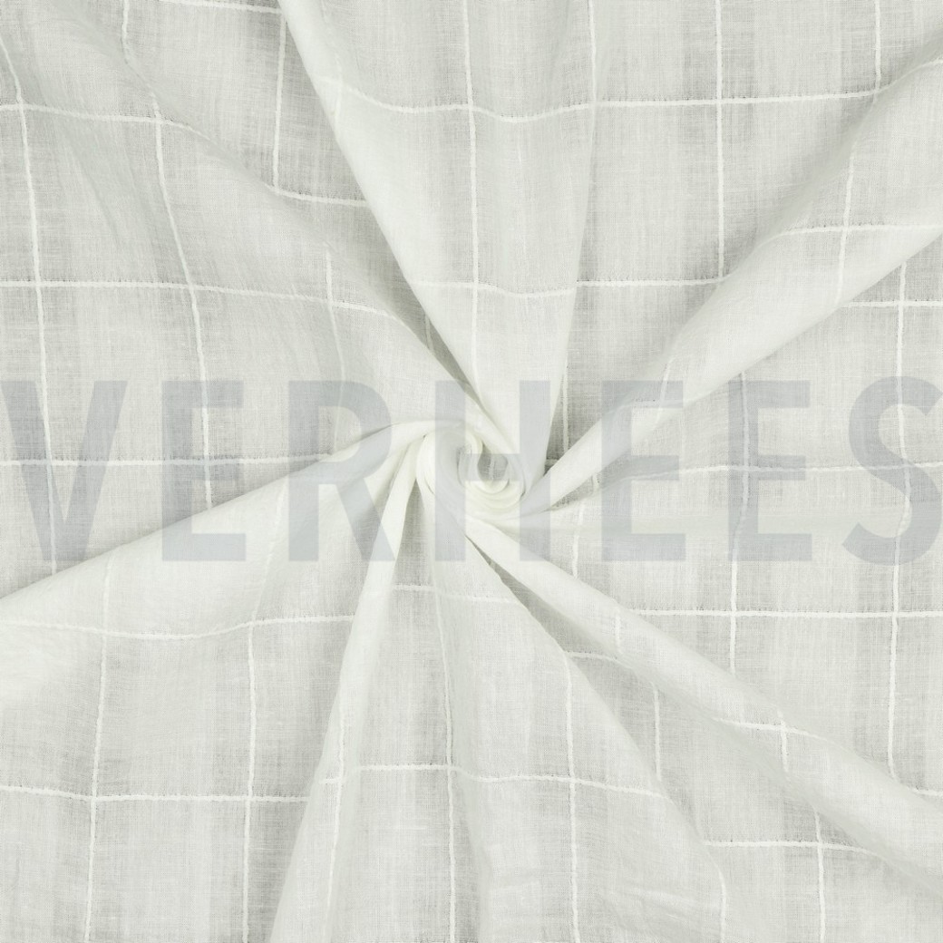 COTTON VOILE DOBBY OFF WHITE #2