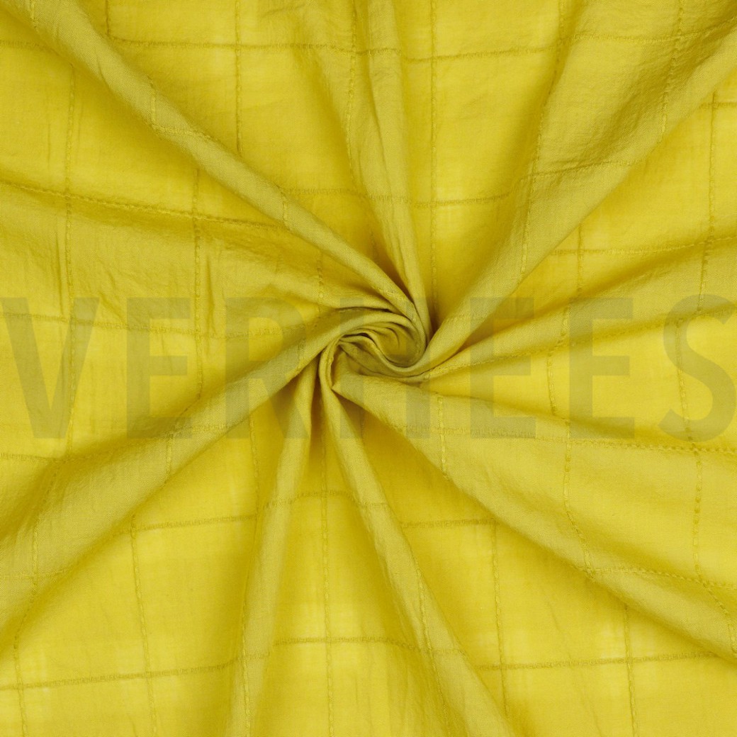 COTTON VOILE DOBBY OCHRE #2