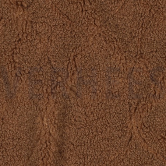 TEDDY JACQUARD HEARTS BROWN #7