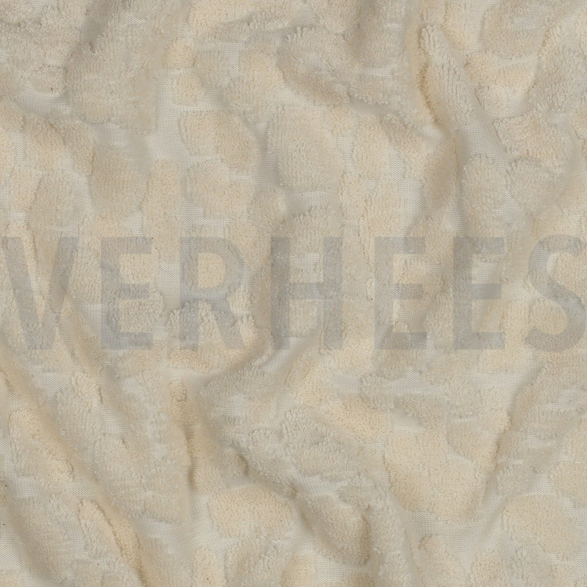 COTTON TOWELING KNIT ANIMAL SKIN NATURAL WASHED (high resolution) #2
