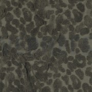 COTTON TOWELING KNIT ANIMAL SKIN DARK GREEN (thumbnail) #2