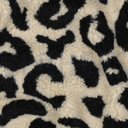 TEDDY JACQUARD ANIMAL SKIN BLACK #7