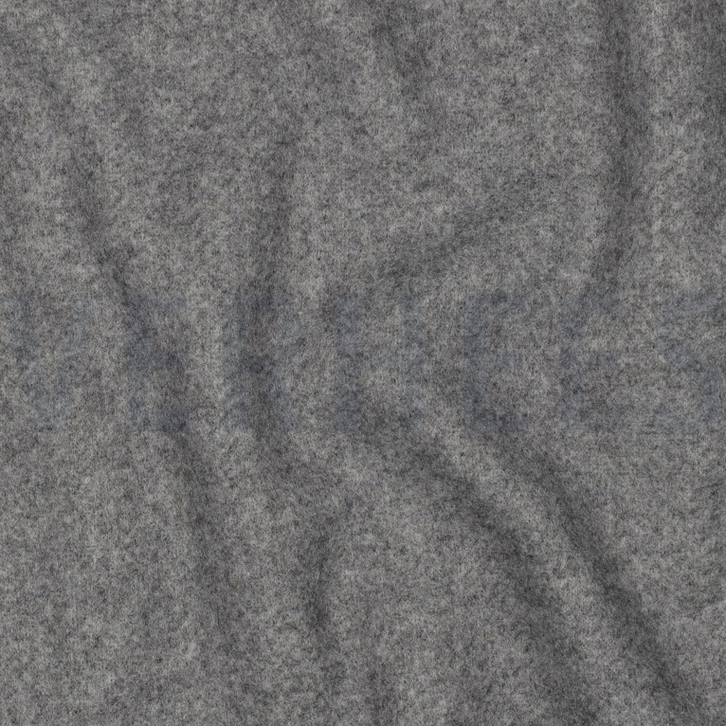 KNITTED WOOL LOOK GREY MELANGE #2
