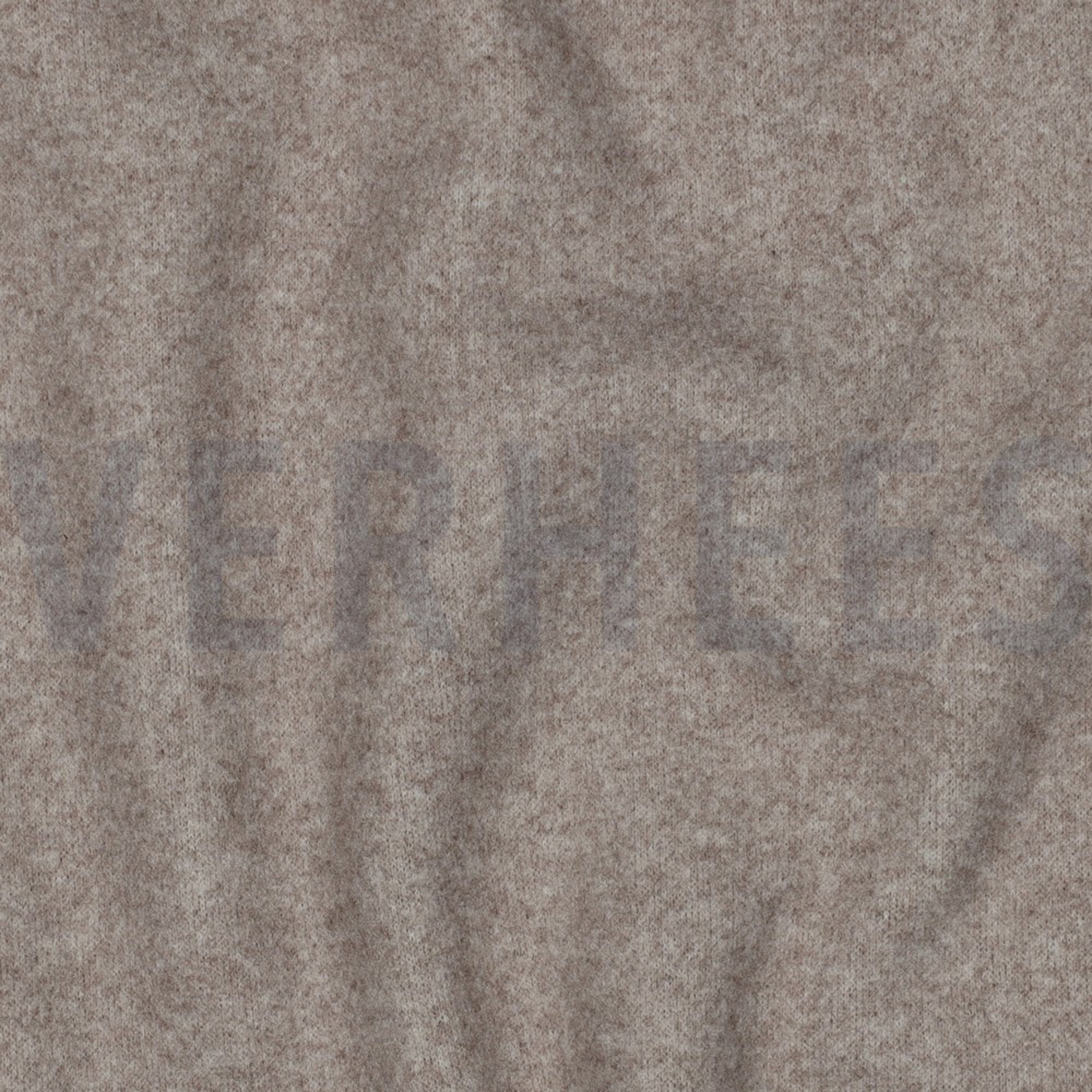 KNITTED WOOL LOOK TAUPE MELANGE (high resolution) #2