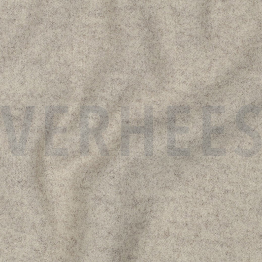 KNITTED WOOL LOOK SAND MELANGE #2