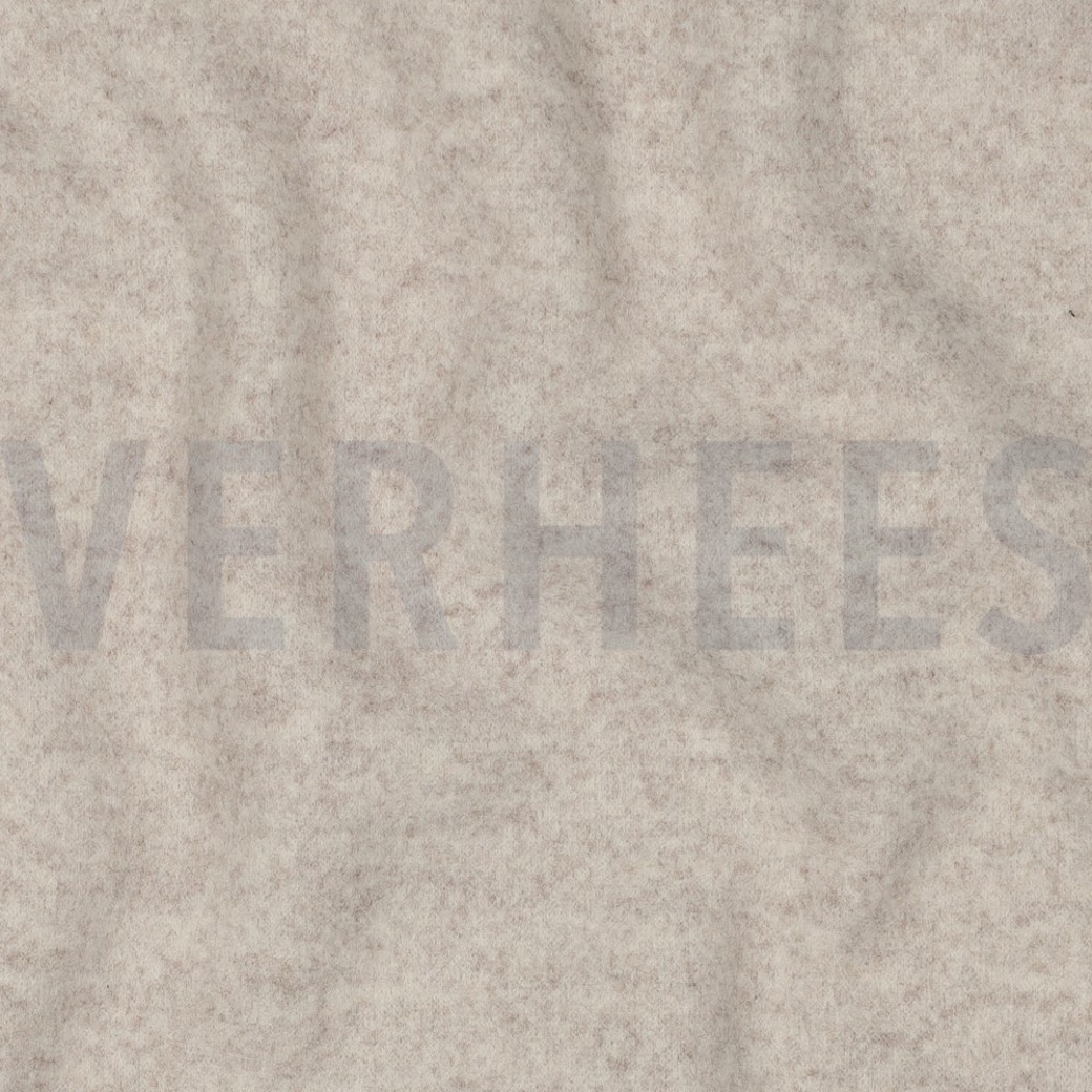KNITTED WOOL LOOK BEIGE MELANGE #2