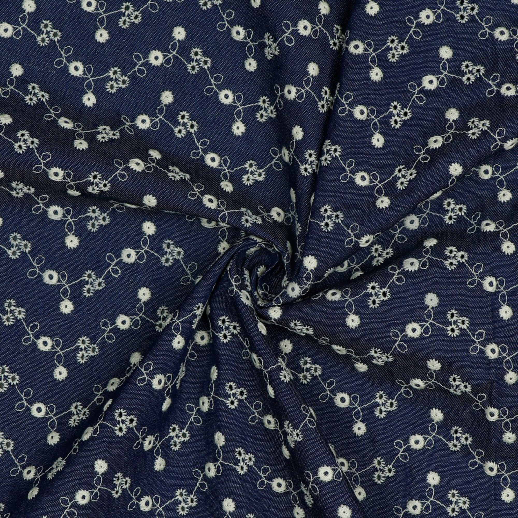 JEANS EMBROIDERY DARK BLUE (high resolution) #2