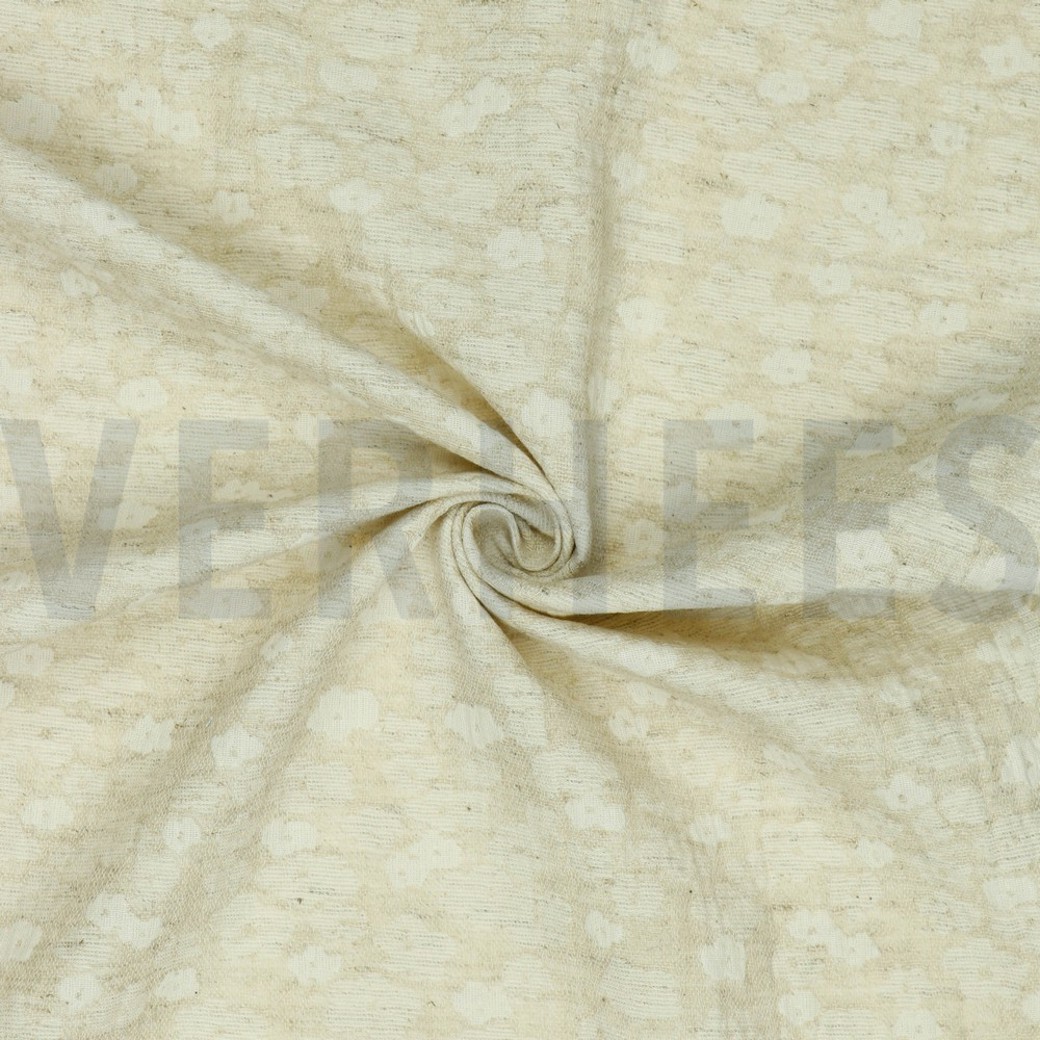 COTTON LINEN JACQUARD NATURAL #2