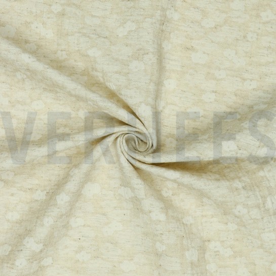 COTTON LINEN JACQUARD NATURAL #7
