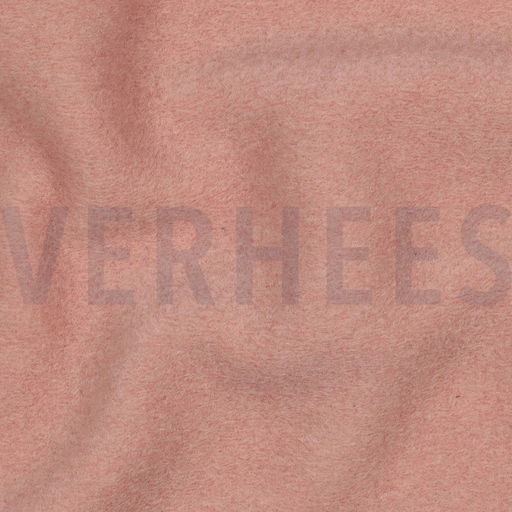 MERINO WOOL FLEECE OLD ROSE #2