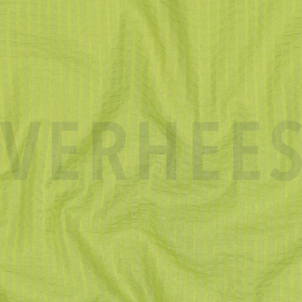 COTTON JACQUARD SEERSUCKER LIME #2