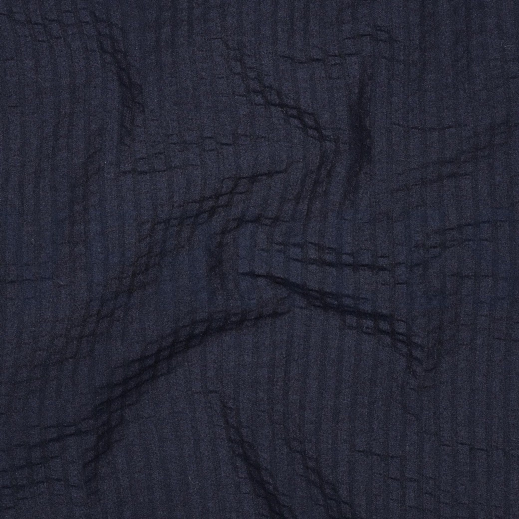 COTTON JACQUARD SEERSUCKER NAVY #2