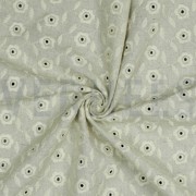 LINEN VISCOSE EMBROIDERY NATURAL (thumbnail) #2