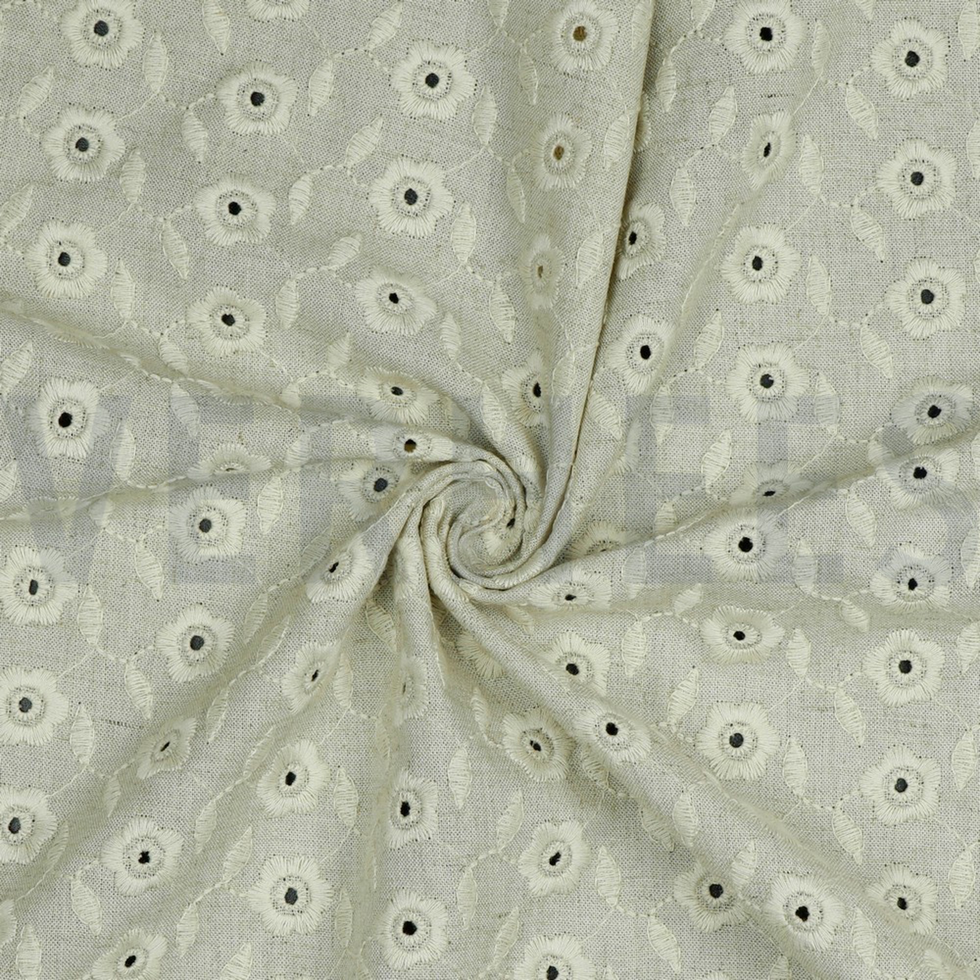 LINEN VISCOSE EMBROIDERY NATURAL (high resolution) #2