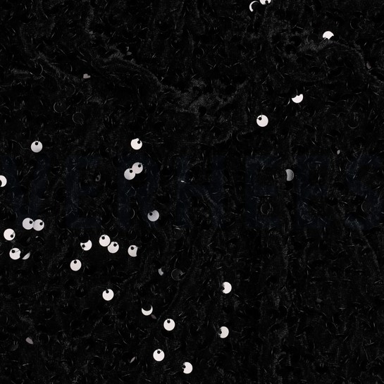 SEQUINS VELVET BLACK #7