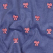 BABYCORD EMBROIDERY BOWS JEANS (thumbnail) #2