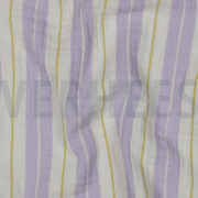 DOUBLE GAUZE YARN DYED STRIPES PURPLE (thumbnail) #2