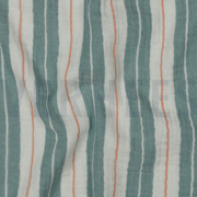 DOUBLE GAUZE YARN DYED STRIPES GREEN (thumbnail) #2