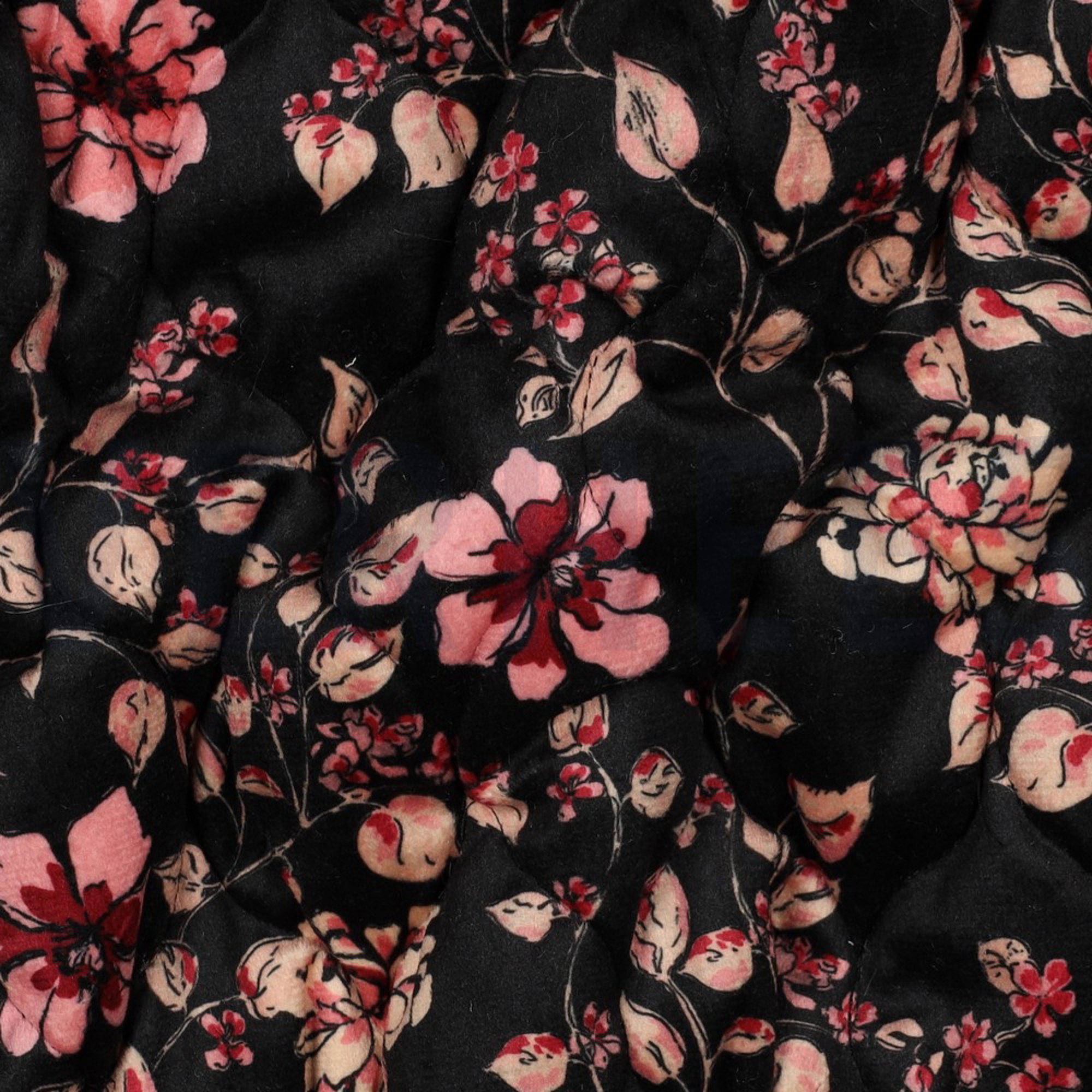 STEPPED VELVET DIGITAL FLOWERS BLACK (high resolution) #2