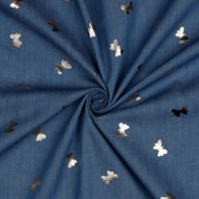JEANS FOIL BUTTERFLIES BLEACHED (thumbnail) #2