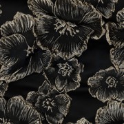 JACQUARD FLOWERS BLACK (thumbnail) #2