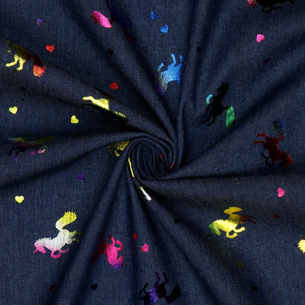 JEANS FOIL UNICORN JEANS WASHED #2