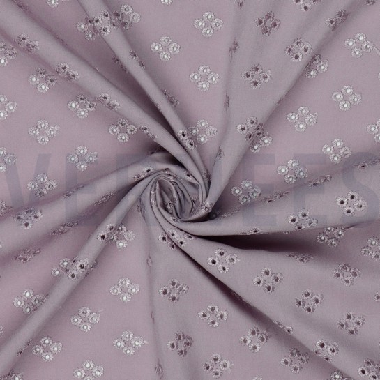 VISKOSE RADIANCE STICKEREI LILA #7