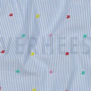 COTTON STRIPES DOBBY BLUE (thumbnail) #2