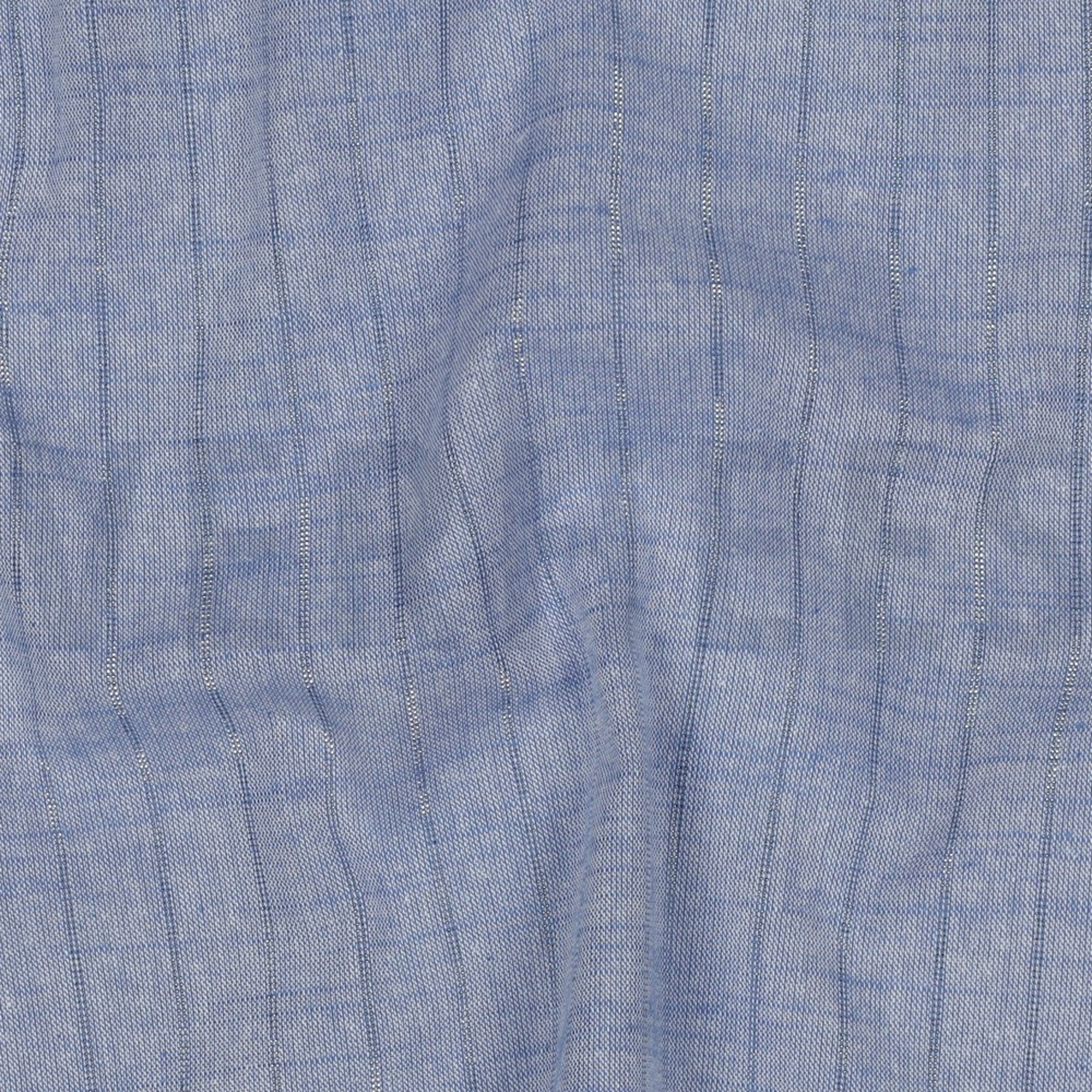COTTON YARN DYED STRIPES LUREX BLUE (high resolution) #2