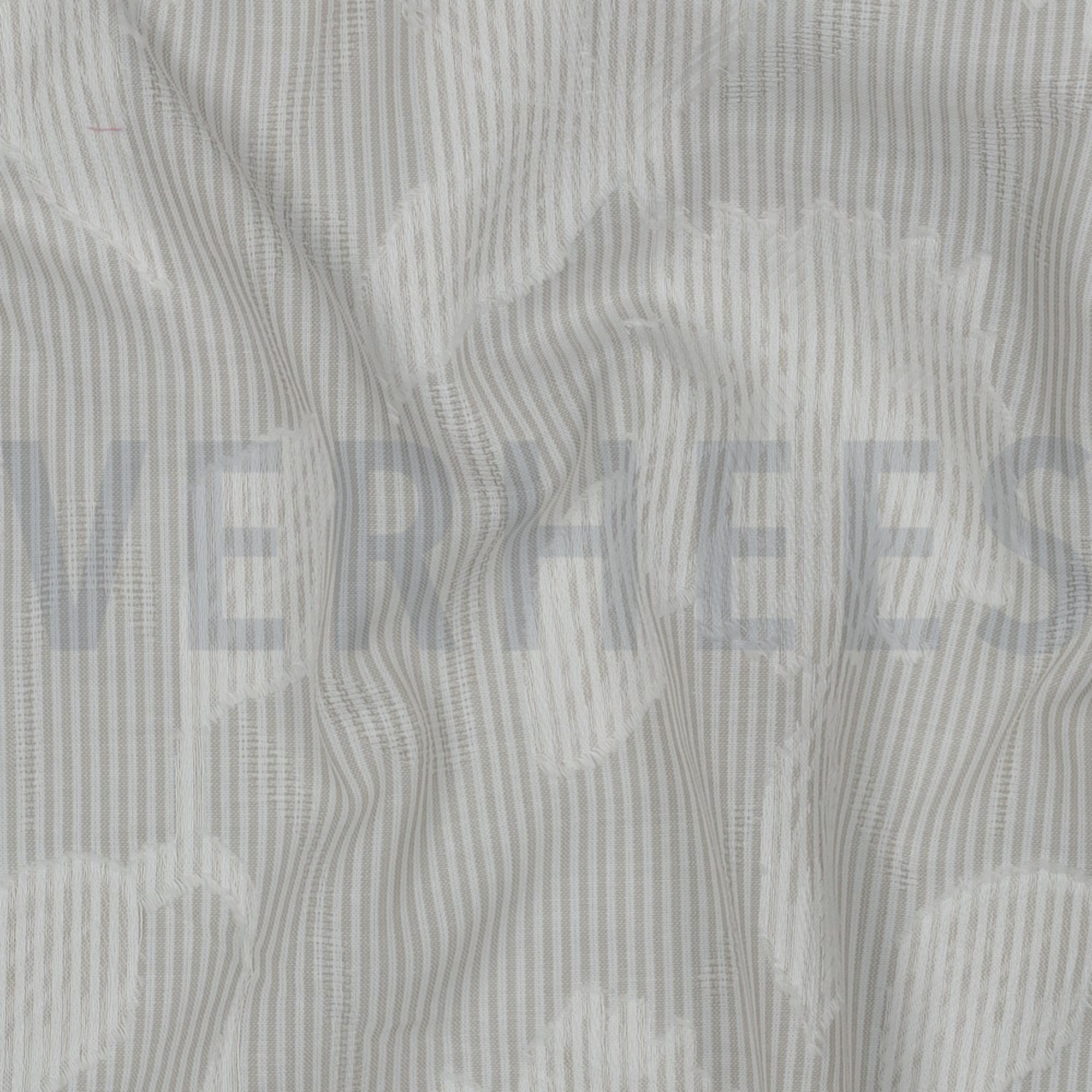 COTTON YARN DYED STRIPES JACQUARD FLOWERS SAND (high resolution) #2
