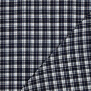 COTTON YARN DYED BRUSHED CHECKS NAVY (thumbnail) #2