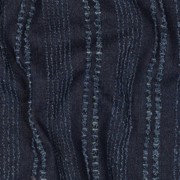 DENIM JACQUARD DISSTRESSED STRIPES INDIGO (thumbnail) #2