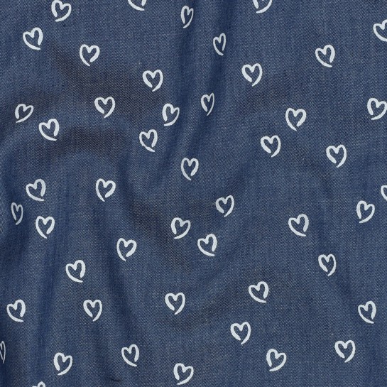 DENIM HEARTS INDIGO #7