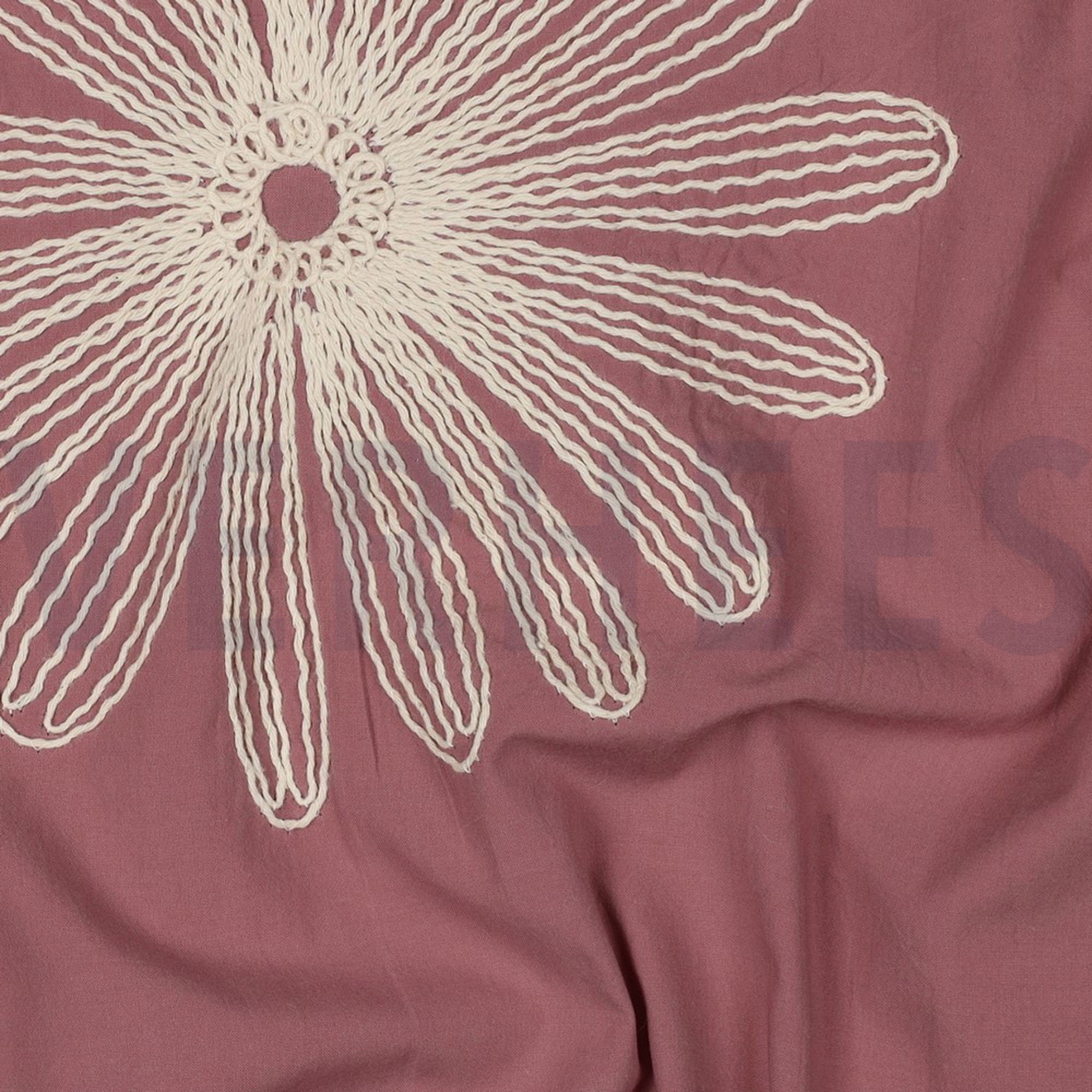 COTTON EMBROIDERY FLOWERS MAUVE (high resolution) #2